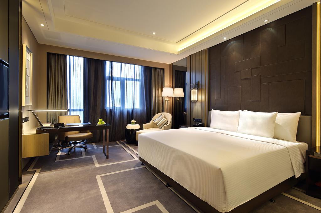 Wanda Realm Hotel Dongying Exteriör bild
