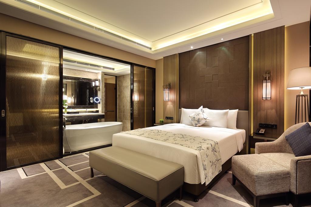 Wanda Realm Hotel Dongying Exteriör bild